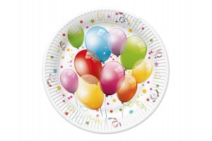 Lufis papírtányérok 22,7 cm - 6 db