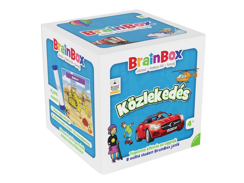 BrainBox Közlekedés — családi fejlesztő társasjáték