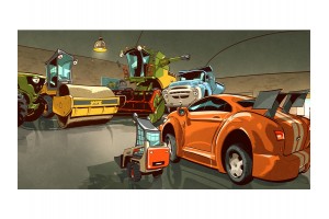 Diafilm borító: Turbó Brúnó és Rendőr Ernő