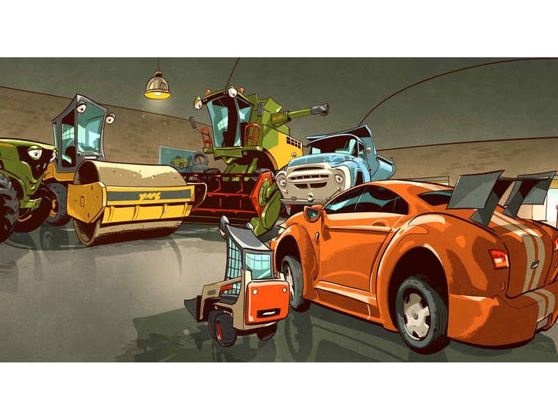 Diafilm borító: Turbó Brúnó és Rendőr Ernő