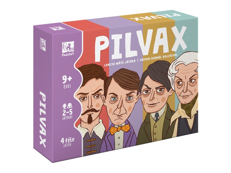 Pilvax kártyajáték doboza - családi játék 3-99 éveseknek