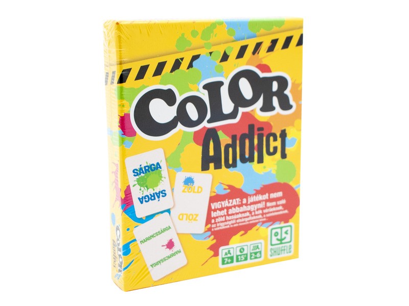 Color Addict kártyajáték - gyors családi reakciójáték