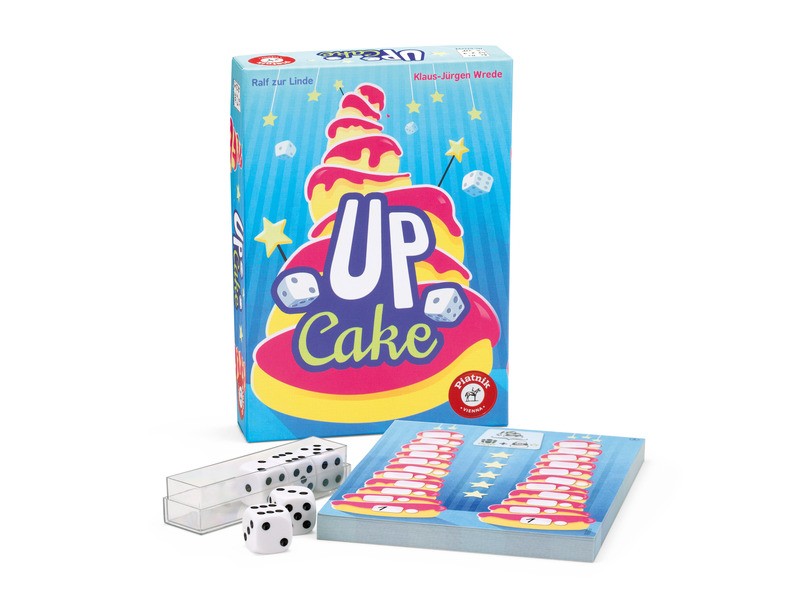 Upcake társasjáték doboz és kiegészítők