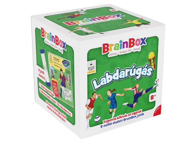 Brainbox Labdarúgás társasjáték - kártyák és doboz