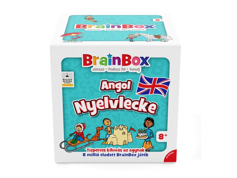 Brainbox - Angol nyelvlecke játékdoboz és kártyák