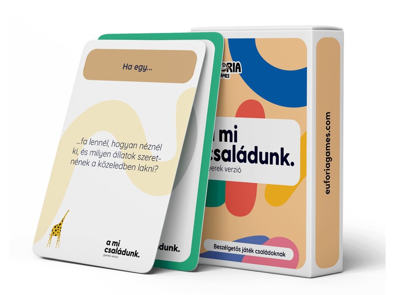 Eufória - a mi családunk (gyerek verzió) játék doboza