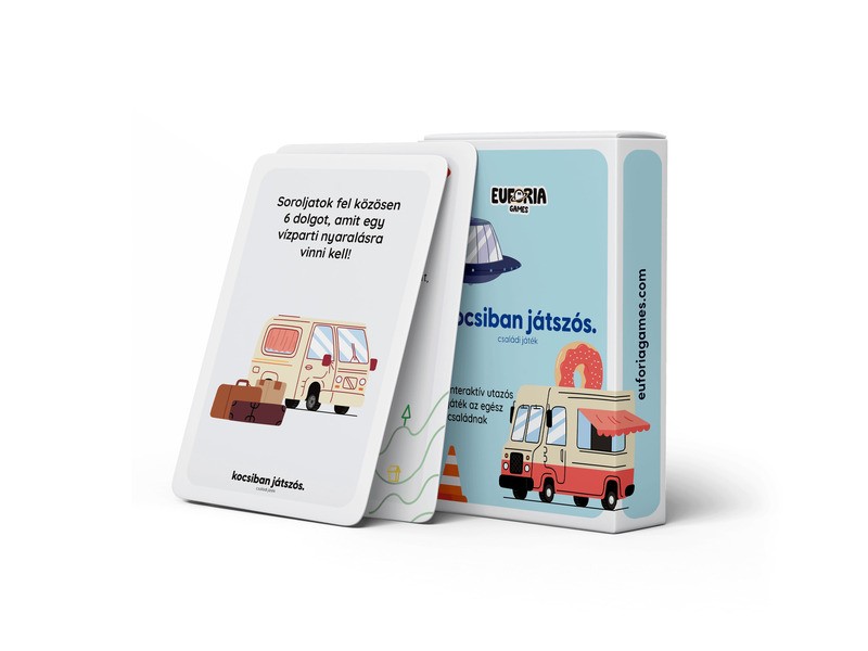 Eufória – kocsiban játszós családi játék doboza