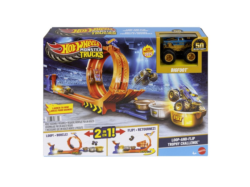 Hot Wheels Monster Trucks Bigfoot 50. hurokpálya