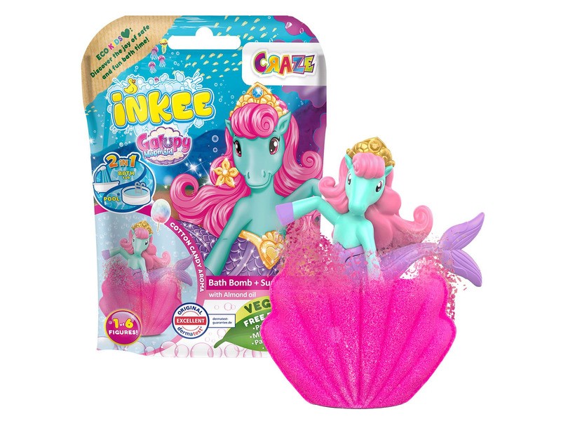 Inkee vegán fürdőgolyó csomag - sellő, áfonya