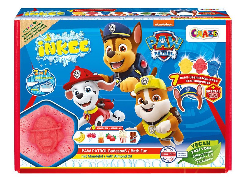 Inkee vegan Mancs Őrjárat fürdőszett - nagy