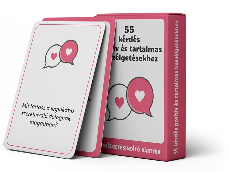 55 kérdés kártyajáték — pozitív beszélgetések