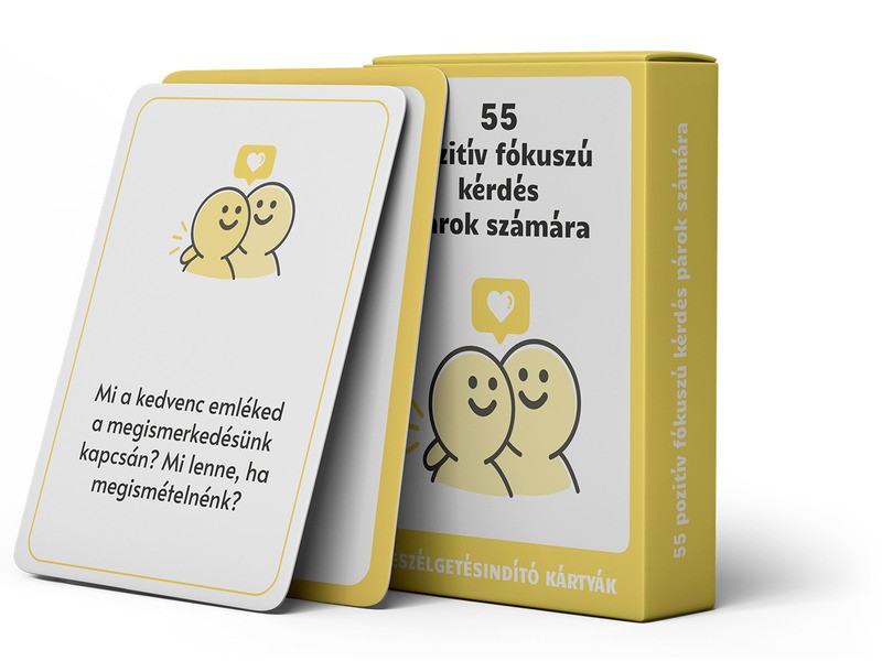 55 pozitív kérdés — pároknak beszélgetéskártya