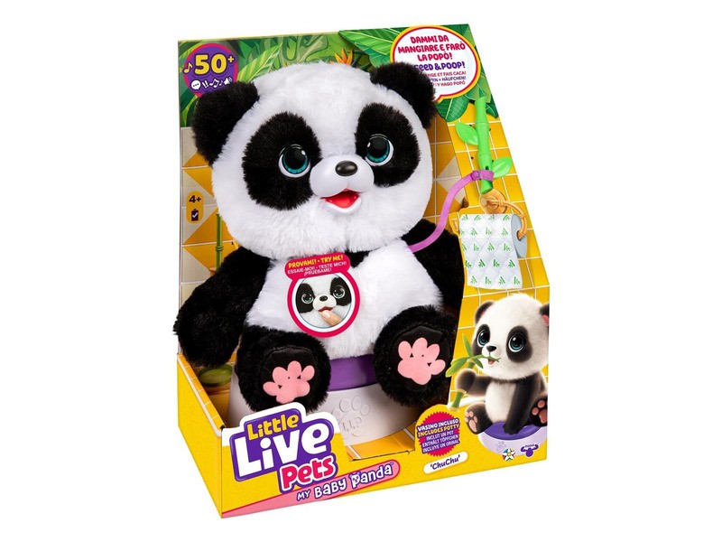 Little Live Pets Chuchu Panda interaktív plüss