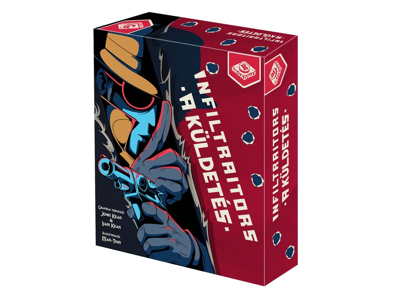 Infiltraitors – A küldetés doboz és játékelemek