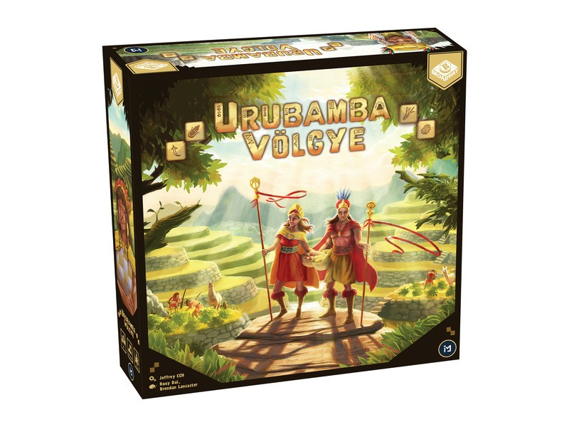 Urubamba Völgye társasjáték - doboz és komponensek