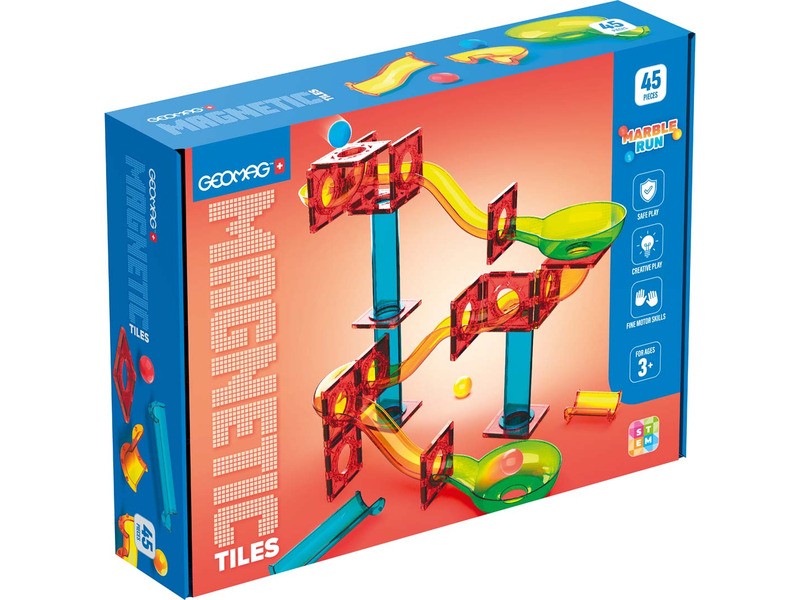 Geomag Magnetic Tiles Marble Run 45 - mágneses építő