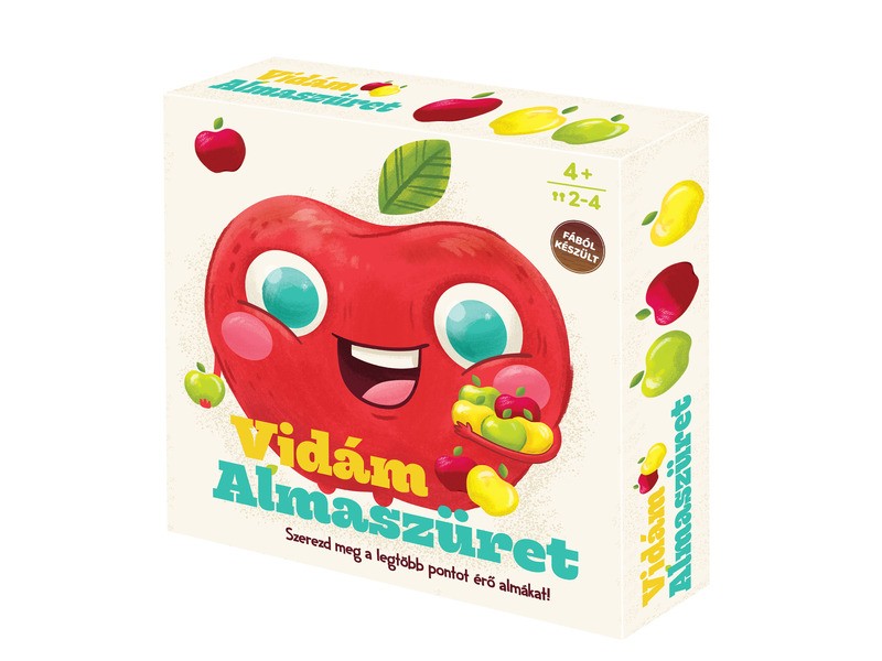 Vidám Almaszüret társasjáték - doboz