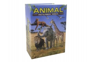 Könyv alakú szafari persely — gyerek ajándék