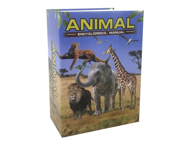 Könyv alakú szafari persely — gyerek ajándék