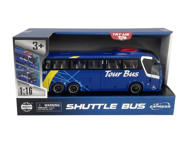 Kormányozható zenélő világító busz