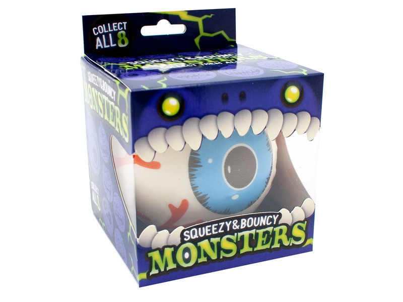 Szörnyecske szivacslabda (8 féle) – puha színes labda