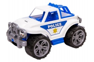 Műanyag rendőr terepjáró -...