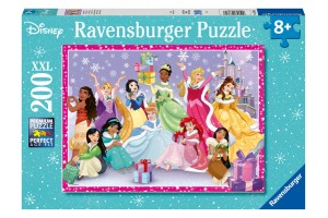 Disney Hercegnők - 200 db karácsonyi puzzle