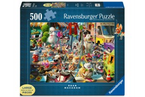 Puzzle 500 db - Kutyasétáltató termékkép
