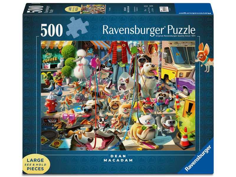 Puzzle 500 db - Kutyasétáltató termékkép