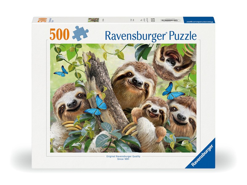 Lajhár szelfi - 500 db puzzle