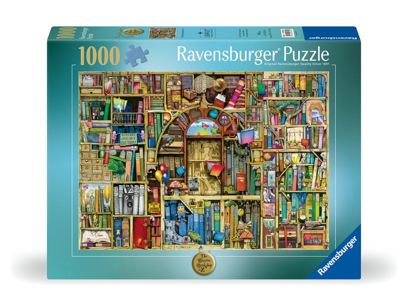 Puzzle 1000 db - Bizarr Könyvesbolt termékfotó