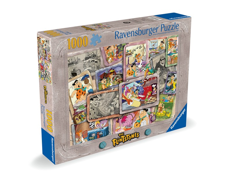 Puzzle 1000 db - Flinstonsék - részletgazdag kép