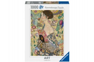 Klimt: Nő legyezővel - 1000 db puzzle
