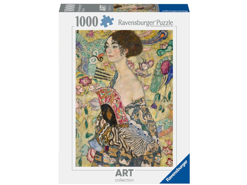 Klimt: Nő legyezővel - 1000 db puzzle