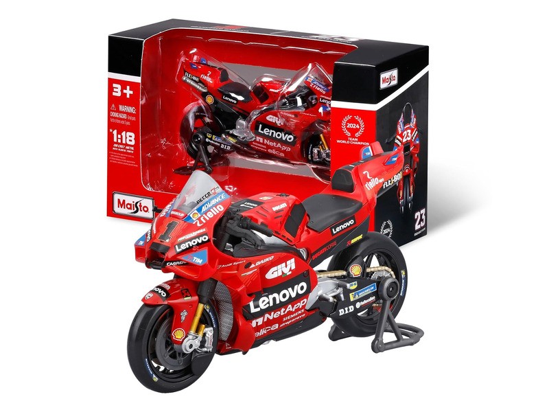 Maisto 1/18 Ducati Lenovo Team 2024 modell
