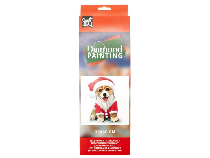 Karácsonyi gyémántfestő 30x40 cm – 3 féle