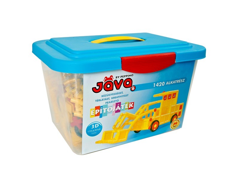 Jáva 6 építőjáték – 1420 darabos kreatív készlet