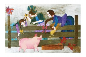 A kis gömböc — illusztráció: Rákosy Anikó