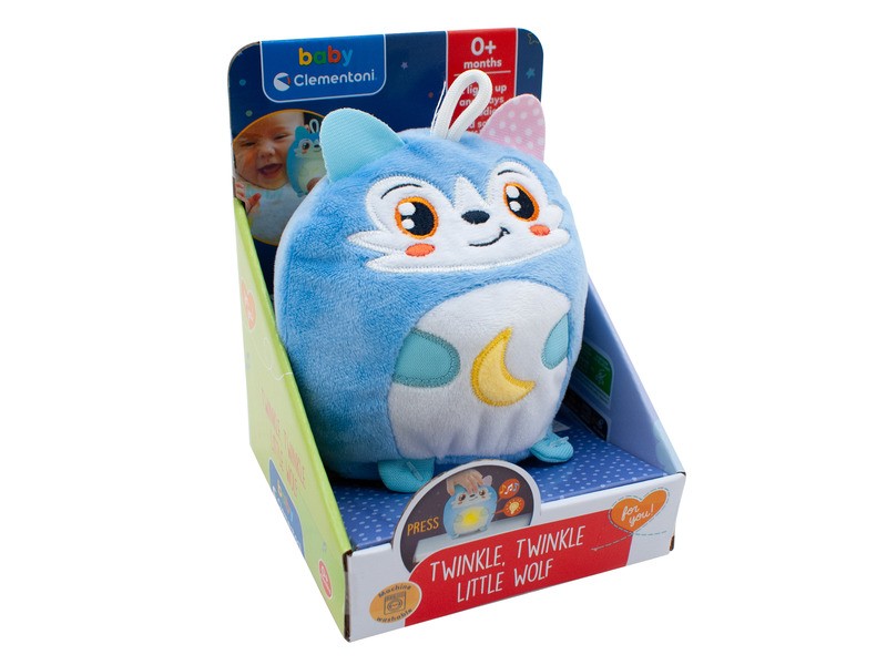 Baby Clementoni világító plüss farkas
