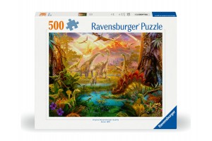 Puzzle 500 db – Dinoszauruszok országa (borítókép)