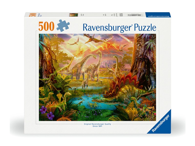 Puzzle 500 db – Dinoszauruszok országa (borítókép)