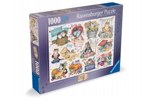 Puzzle 1000 db – Macska év borító
