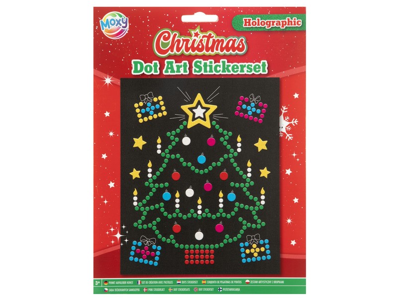 Karácsonyi hologram matricák, 2 féle, 22x18 cm