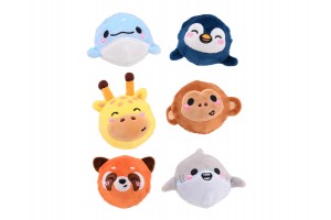 Plüss borítású pattogó labdák – 8 féle