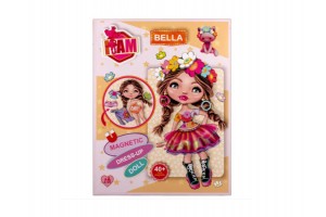 Mágneses öltöztető baba (A5) — fejlesztő játék