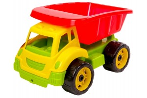 Titan műanyag dömper 31 cm - sárga-szürke