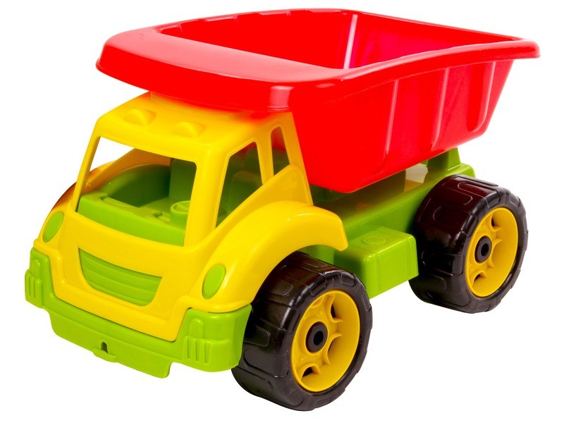 Titan műanyag dömper 31 cm - sárga-szürke