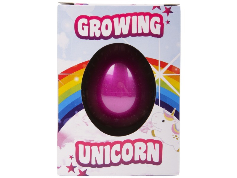 Növekvő unikornis tojás - meglepetés figura