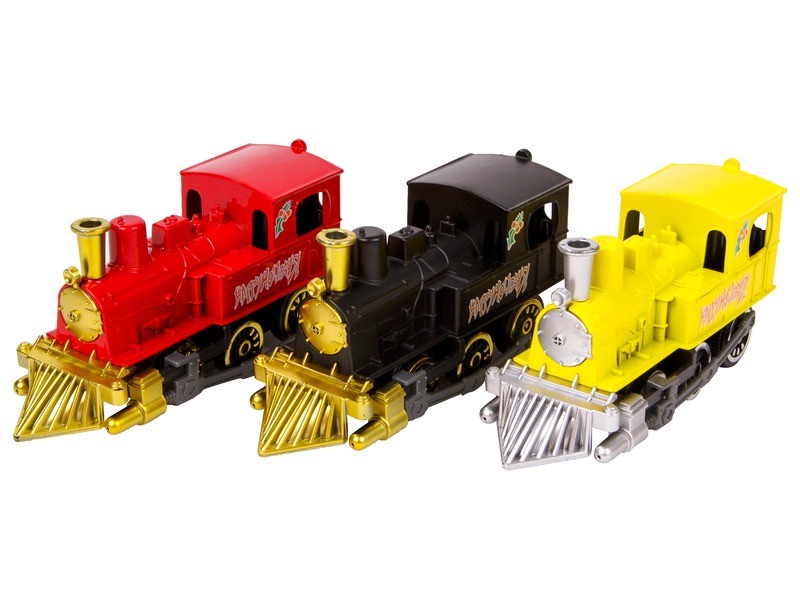 Oldies fém gőzmozdony, 14 cm, hátrahúzós