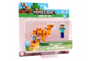 Minecraft felhúzható figura állattal S2